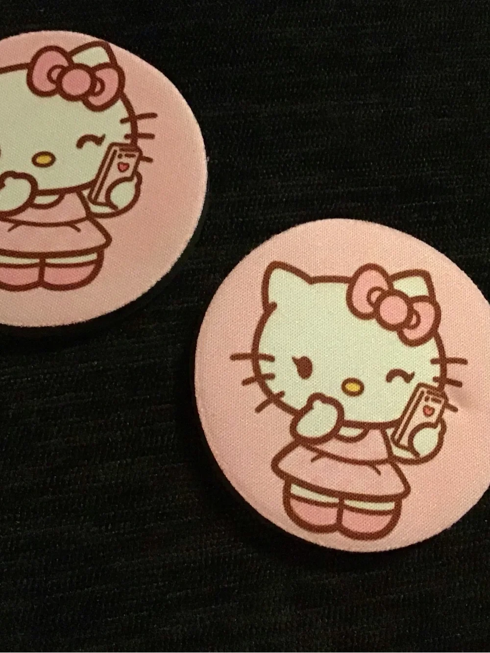 Sanrio Hello Kitty Pink Phone car coasters